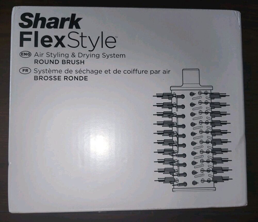 New Shark FlexStyle Round Brush Attachment Stone XSKHD4RBA Genuine OEM NIB